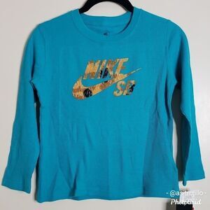 NWT 🆕️ Kid's Nike L/S Waffle Knit Top Sz Medium